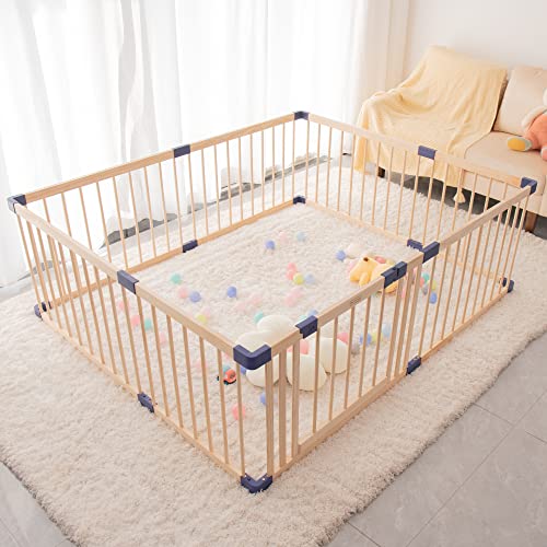 Baby Playpen Kids Fence with Safety Gate